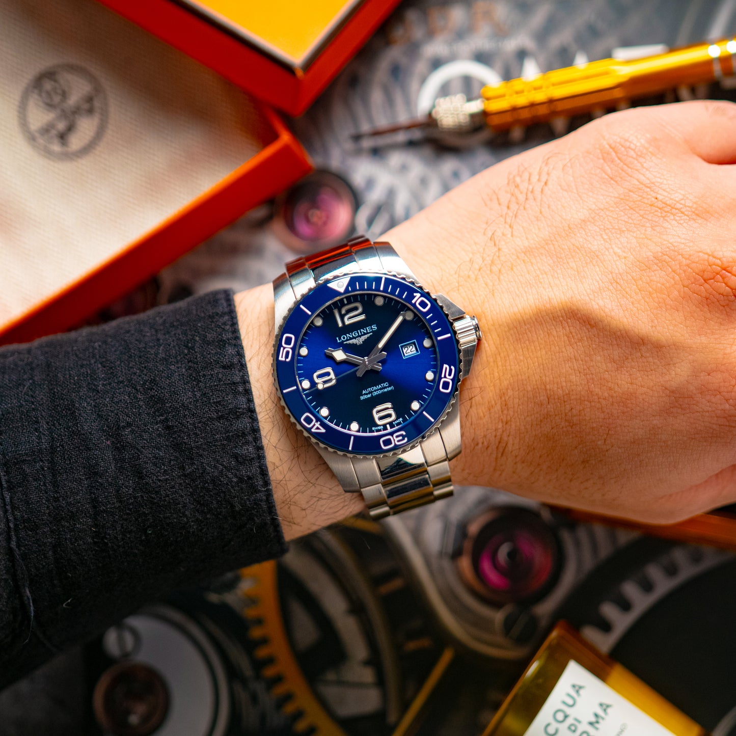 Longines HydroConquest Automatic Blue Dial Steel 43mm