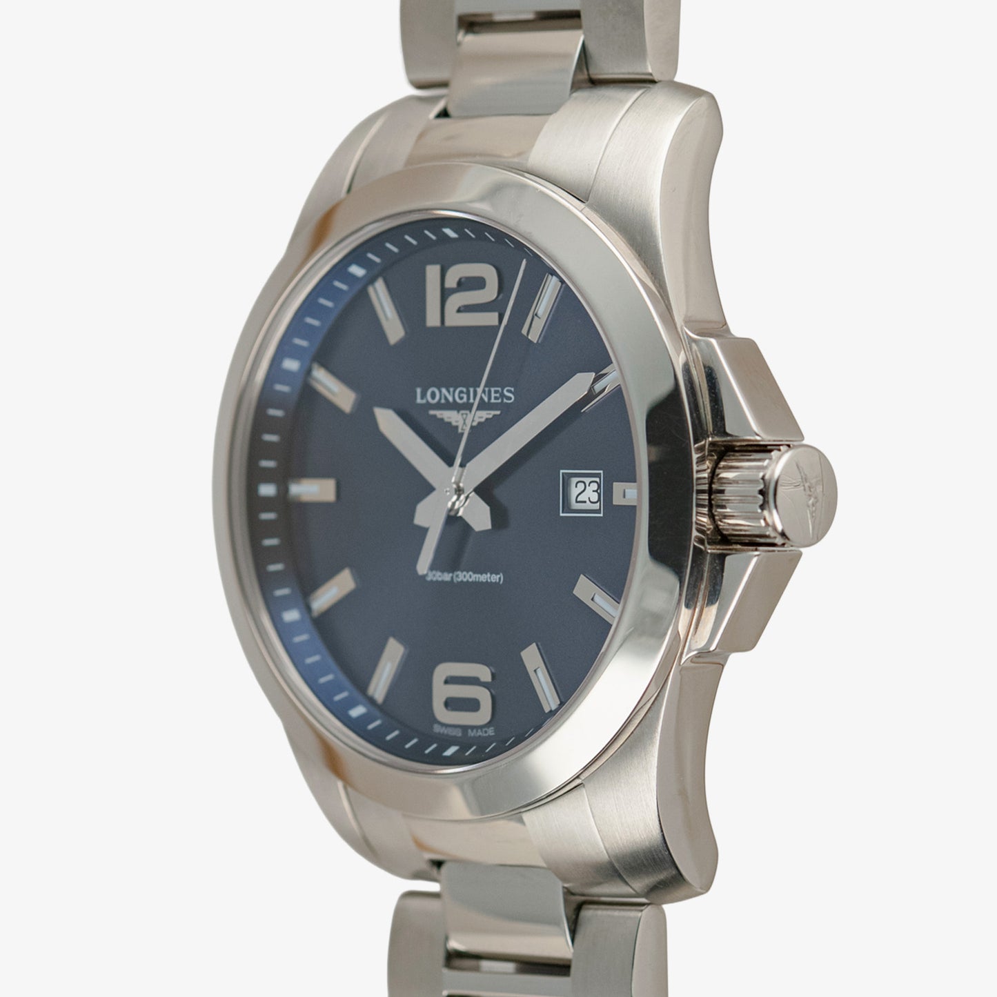 Longines Conquest Quartz Date Blue Dial 43mm