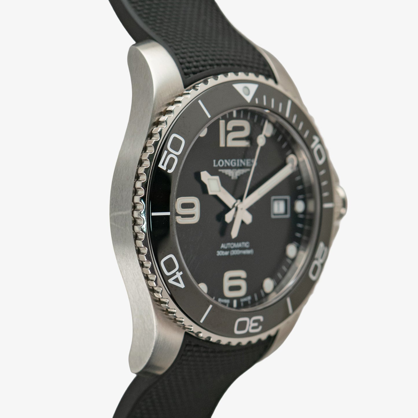 Longines HydroConquest Automatic Black Dial Rubber 43mm