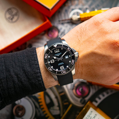 Longines HydroConquest Automatic Black Dial Rubber 43mm