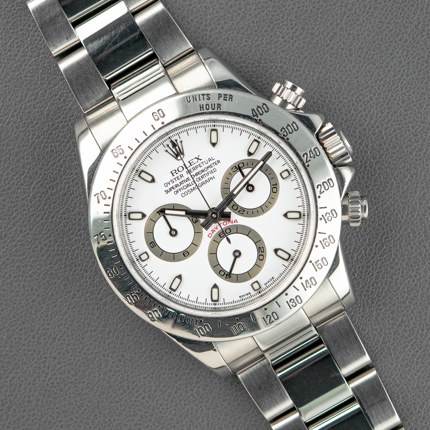 Rolex Cosmograph Daytona ref. 116520 White Dial 40mm
