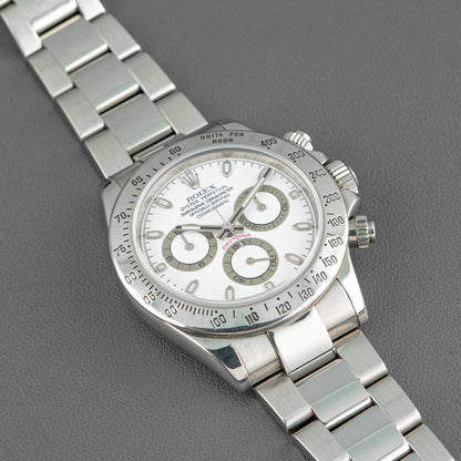 Rolex Cosmograph Daytona ref. 116520 White Dial 40mm