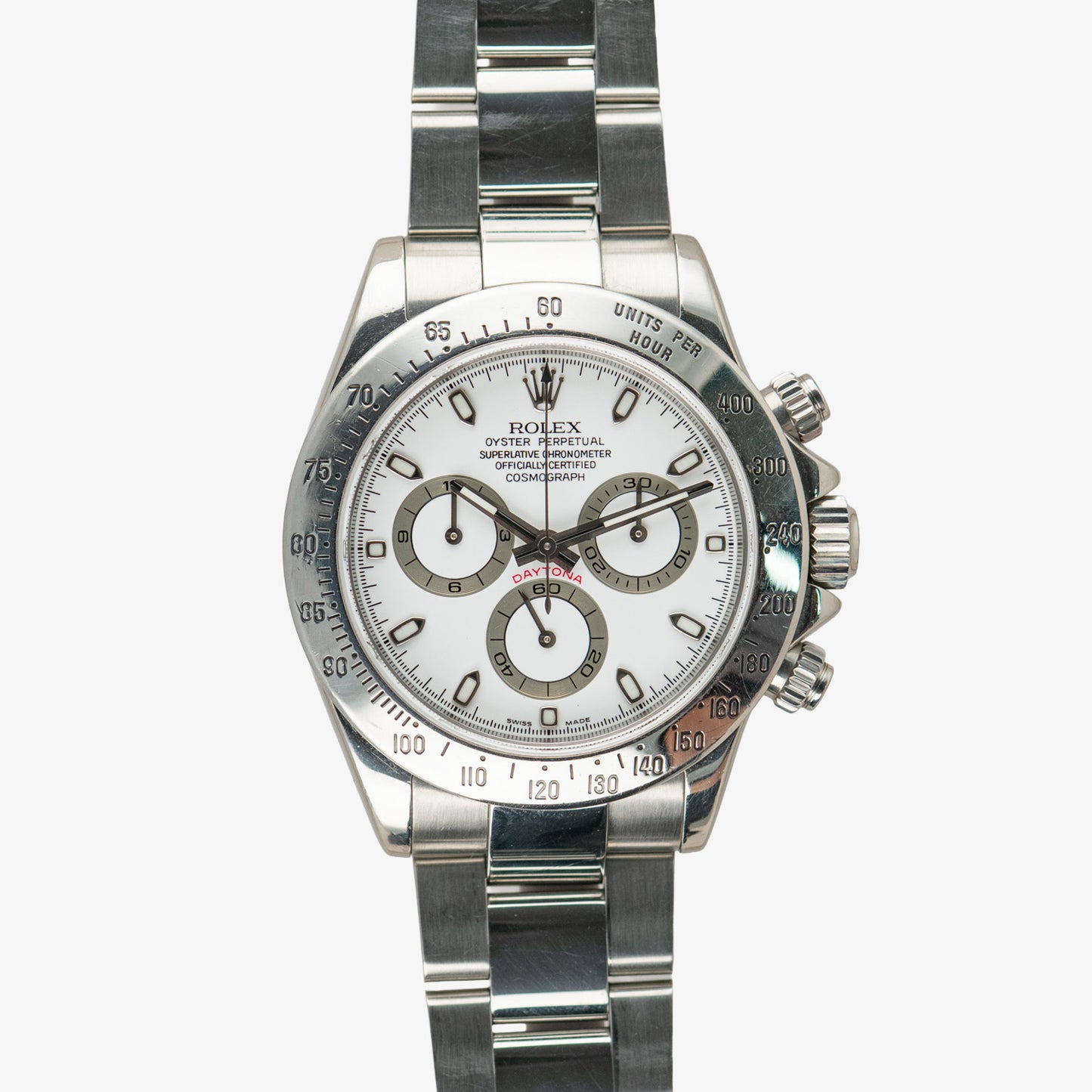 Rolex Cosmograph Daytona ref. 116520 White Dial 40mm