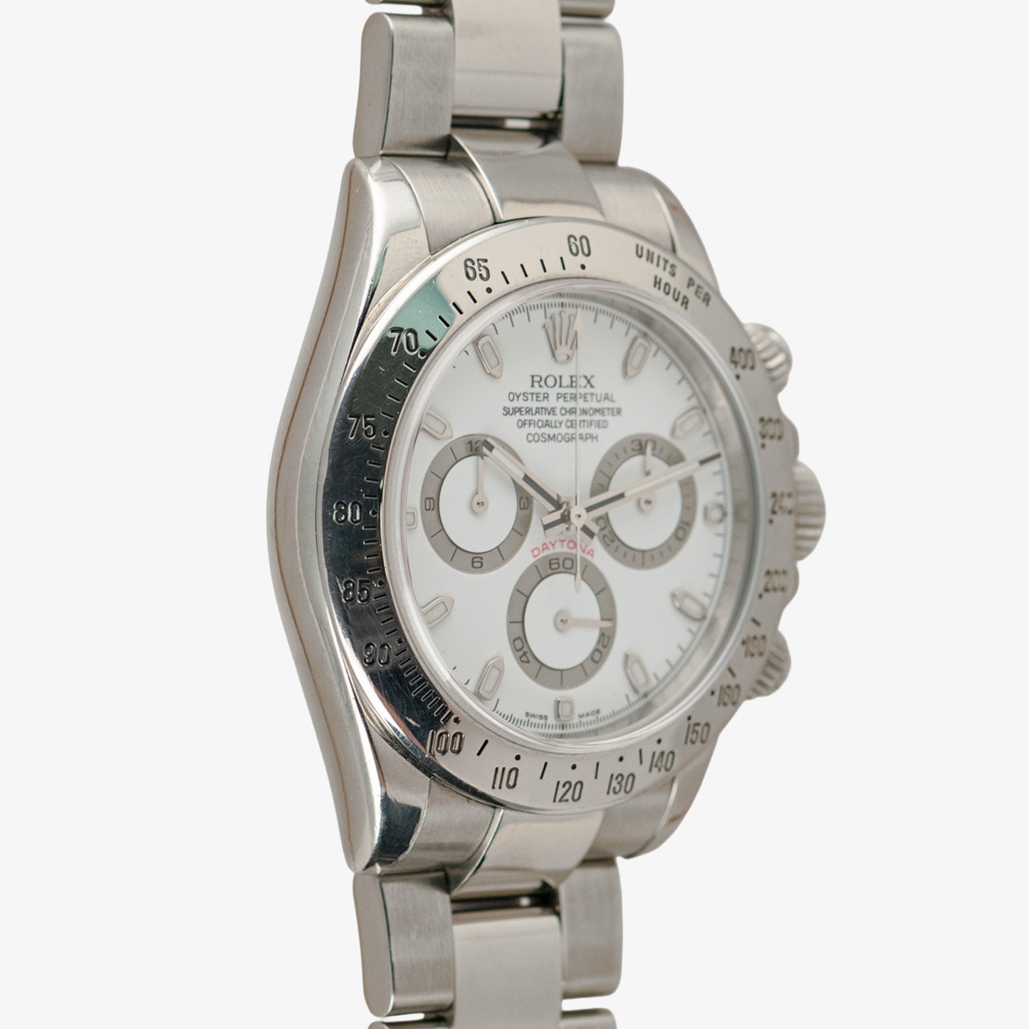 Rolex Cosmograph Daytona ref. 116520 White Dial 40mm