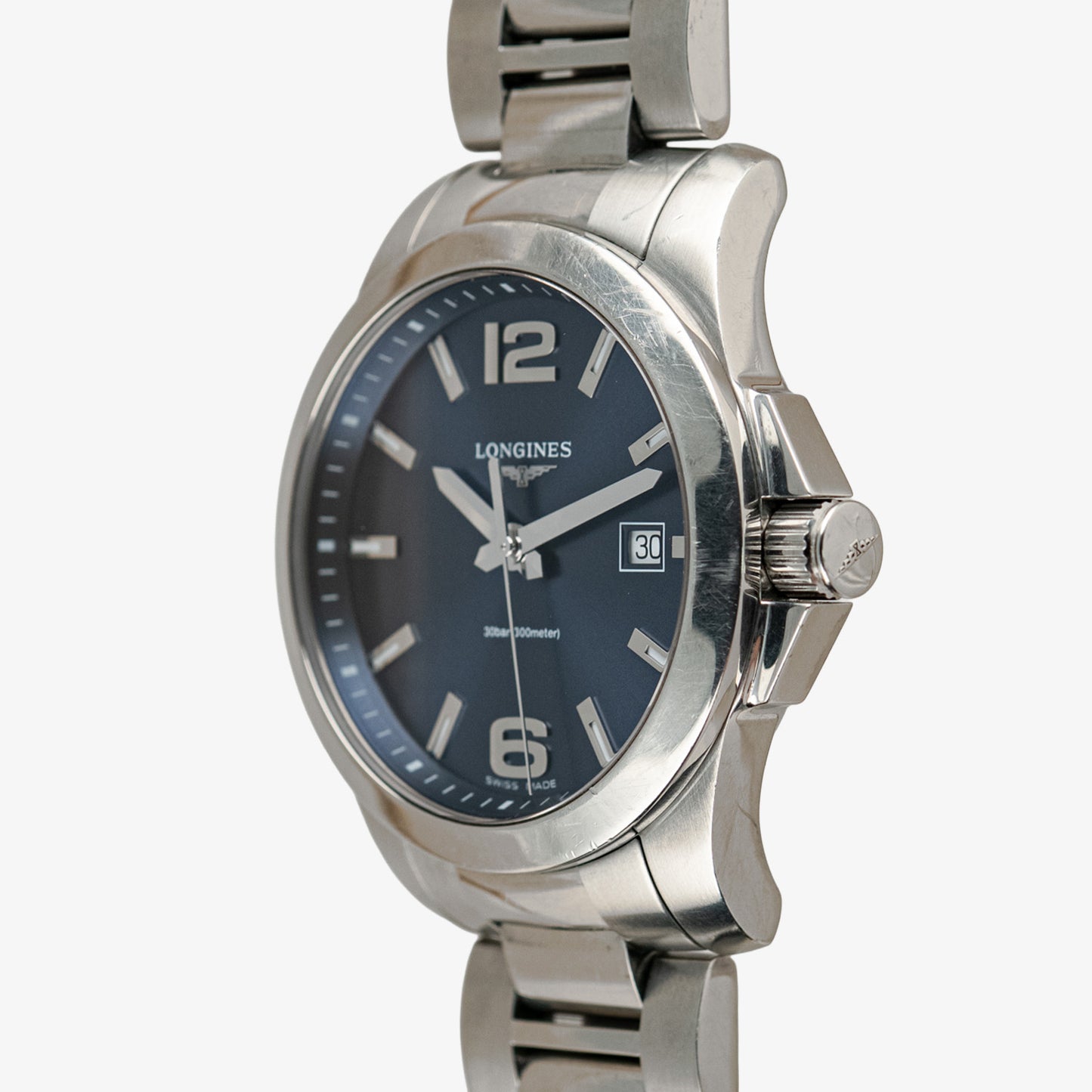 Longines Conquest Quartz Date Blue Dial 41mm