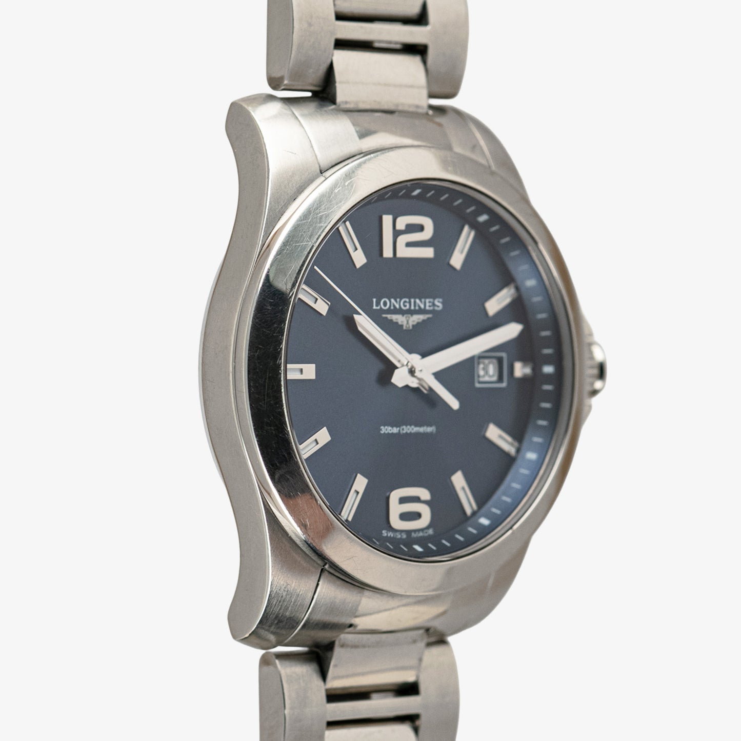 Longines Conquest Quartz Date Blue Dial 41mm