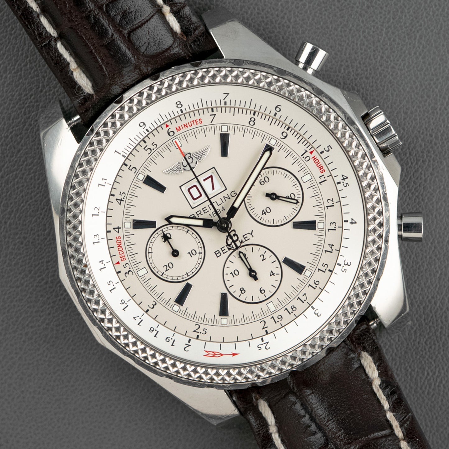 Breitling for Bentley Motors Chronograph White Dial 49mm