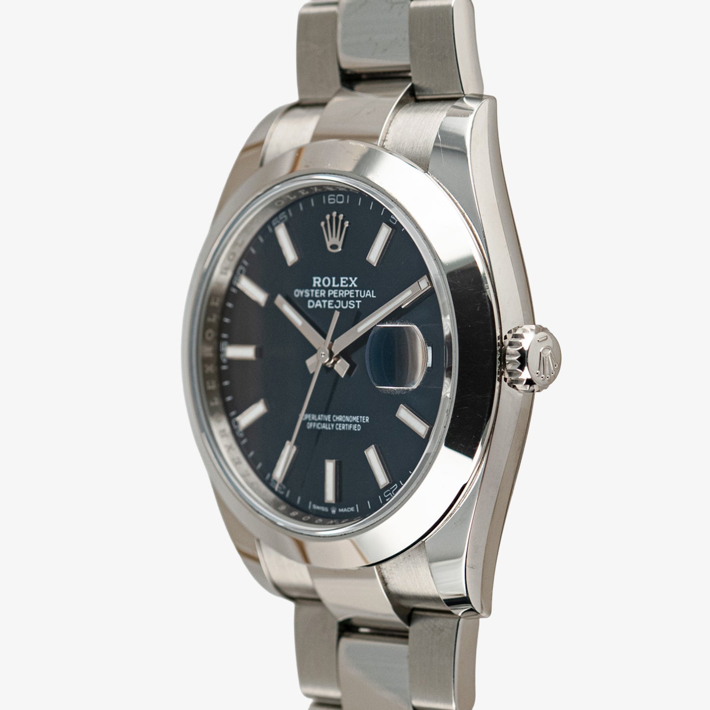 Rolex Datejust 126300 Blue Dial Smooth Bezel 41mm