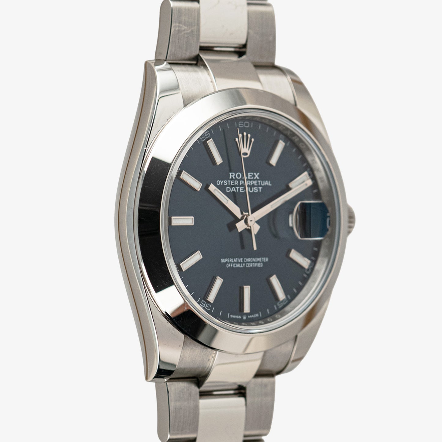 Rolex Datejust 126300 Blue Dial Smooth Bezel 41mm