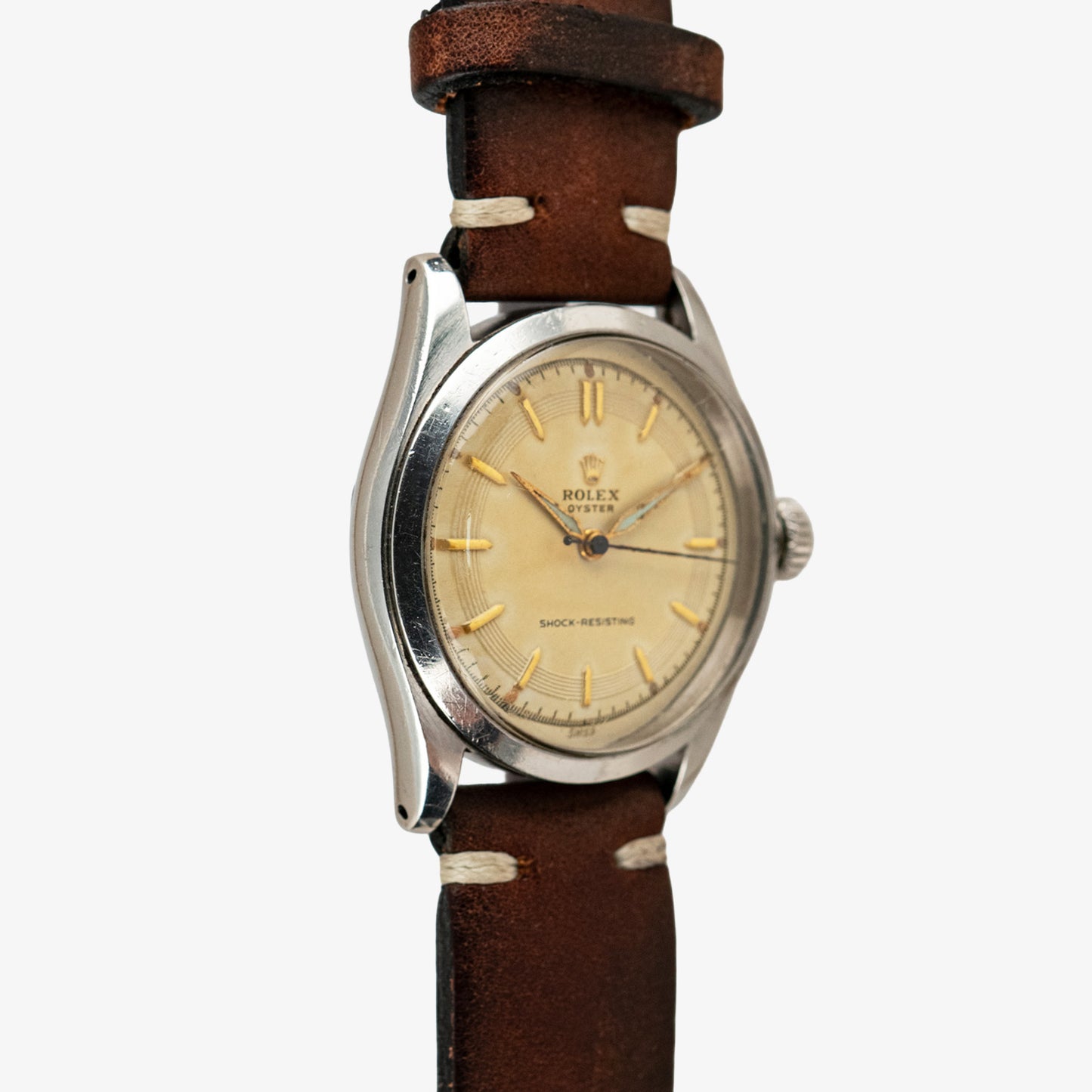 Rolex Oyster 6282 Manual Wind Champagne Dial 34mm