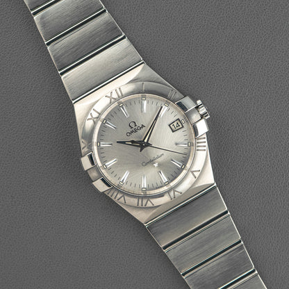 Omega Constellation Date Quartz Silver Dial 35mm