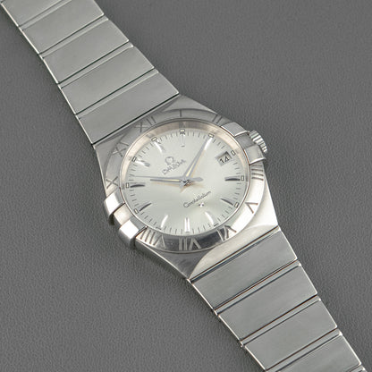Omega Constellation Date Quartz Silver Dial 35mm