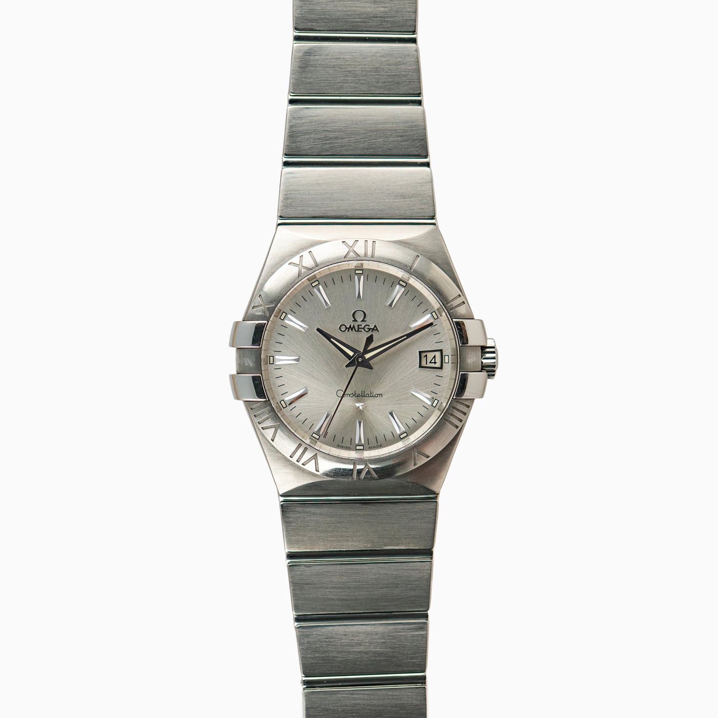 Omega Constellation Date Quartz Silver Dial 35mm