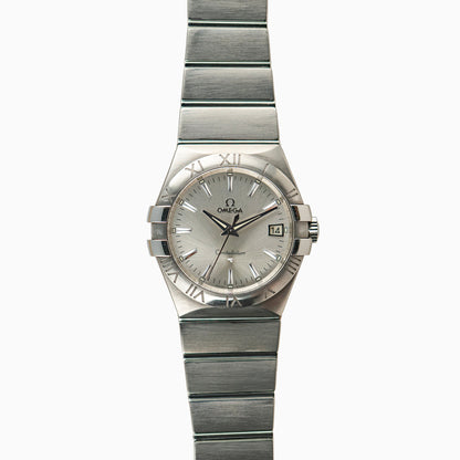 Omega Constellation Date Quartz Silver Dial 35mm
