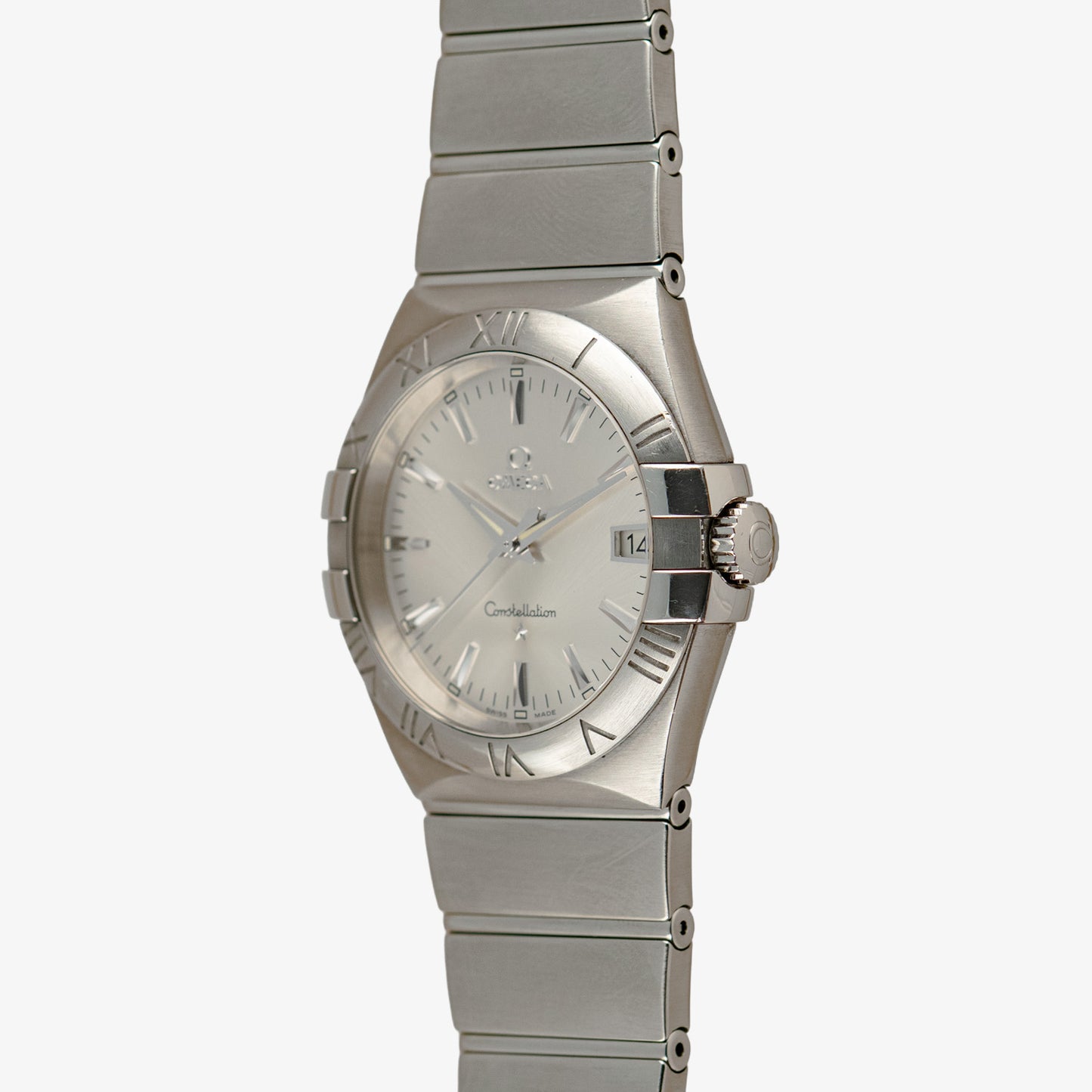 Omega Constellation Date Quartz Silver Dial 35mm