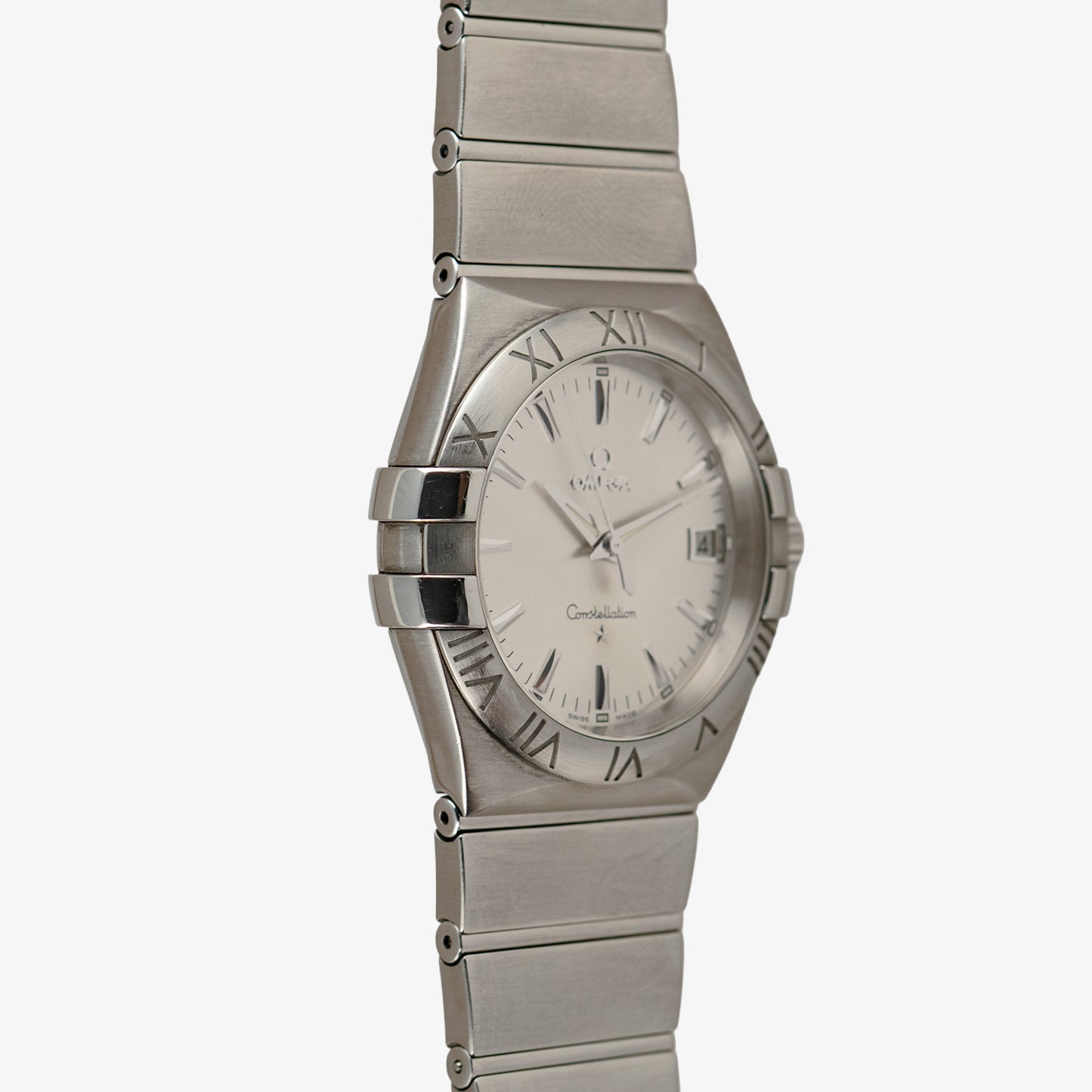Omega Constellation Date Quartz Silver Dial 35mm