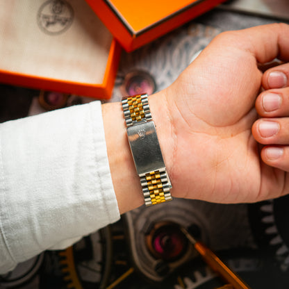 Rolex Datejust 16233 Two-Tone White Roman Dial 36mm