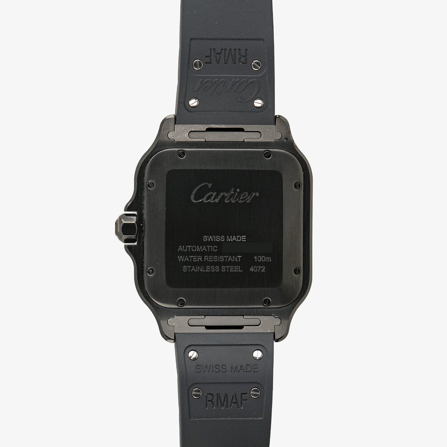 Cartier Santos Large ADLC Black Dial Automatic 39.8mm