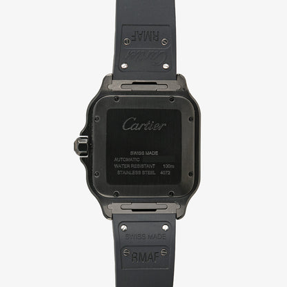 Cartier Santos Large ADLC Black Dial Automatic 39.8mm