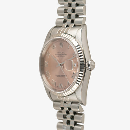 Rolex Datejust 16234 Salmon Roman Dial Automatic 36mm