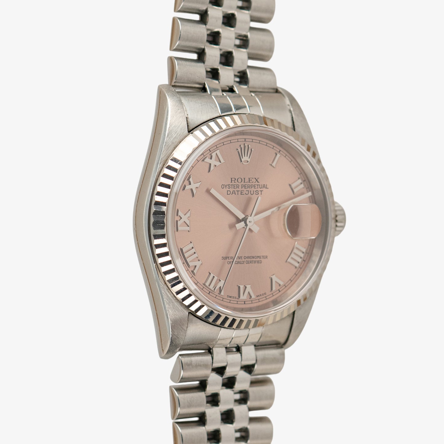 Rolex Datejust 16234 Salmon Roman Dial Automatic 36mm
