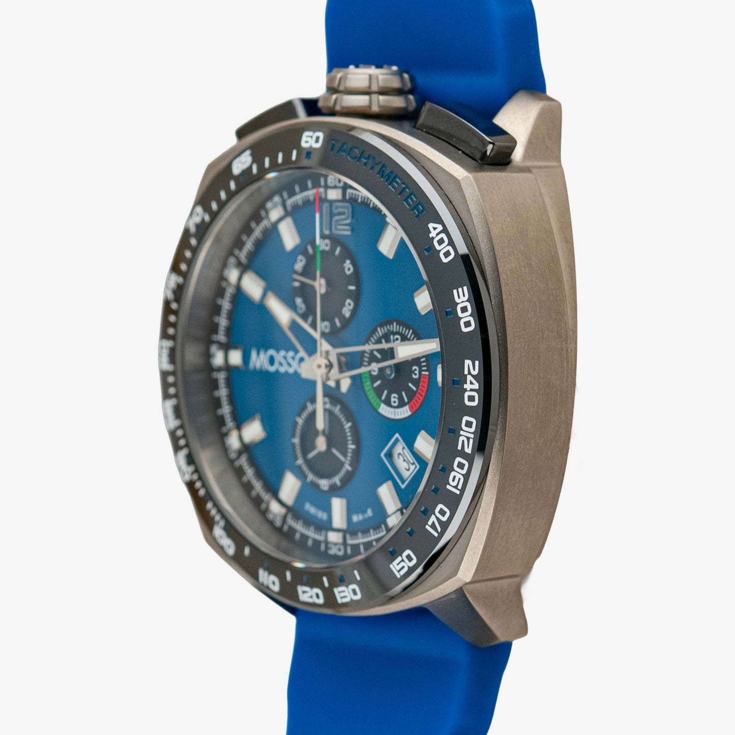 Mosso Italia Chronograph Blue Dial Quartz 44mm