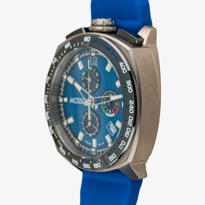 Mosso Italia Chronograph Blue Dial Quartz 44mm