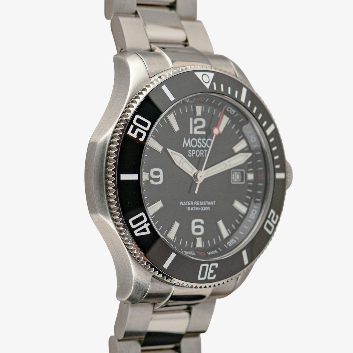 Mosso Sport Diver Black Dial Quartz 43mm