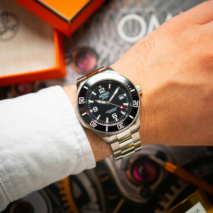 Mosso Sport Diver Black Dial Quartz 43mm