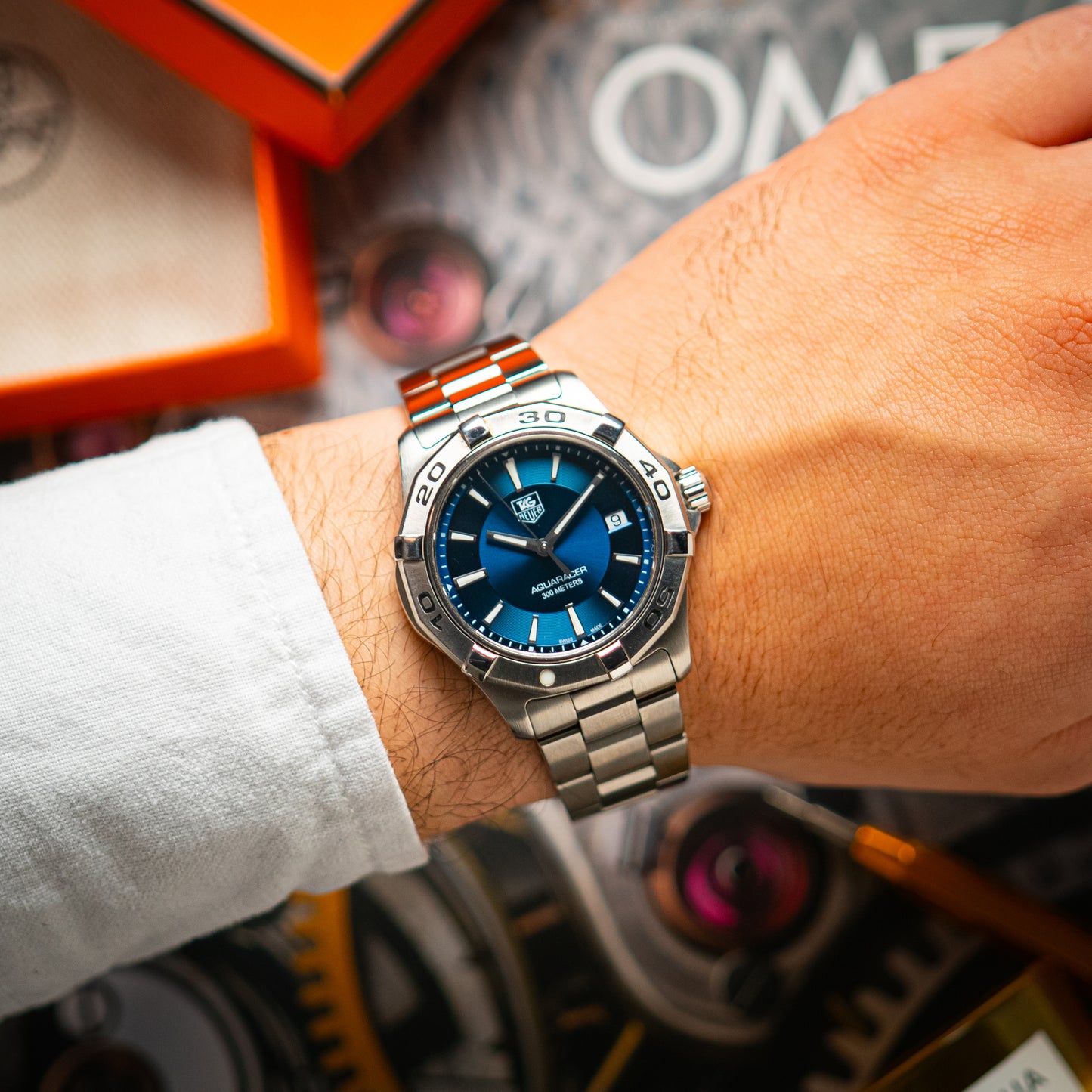TAG Heuer Aquaracer 300M Quartz Blue Dial 41mm