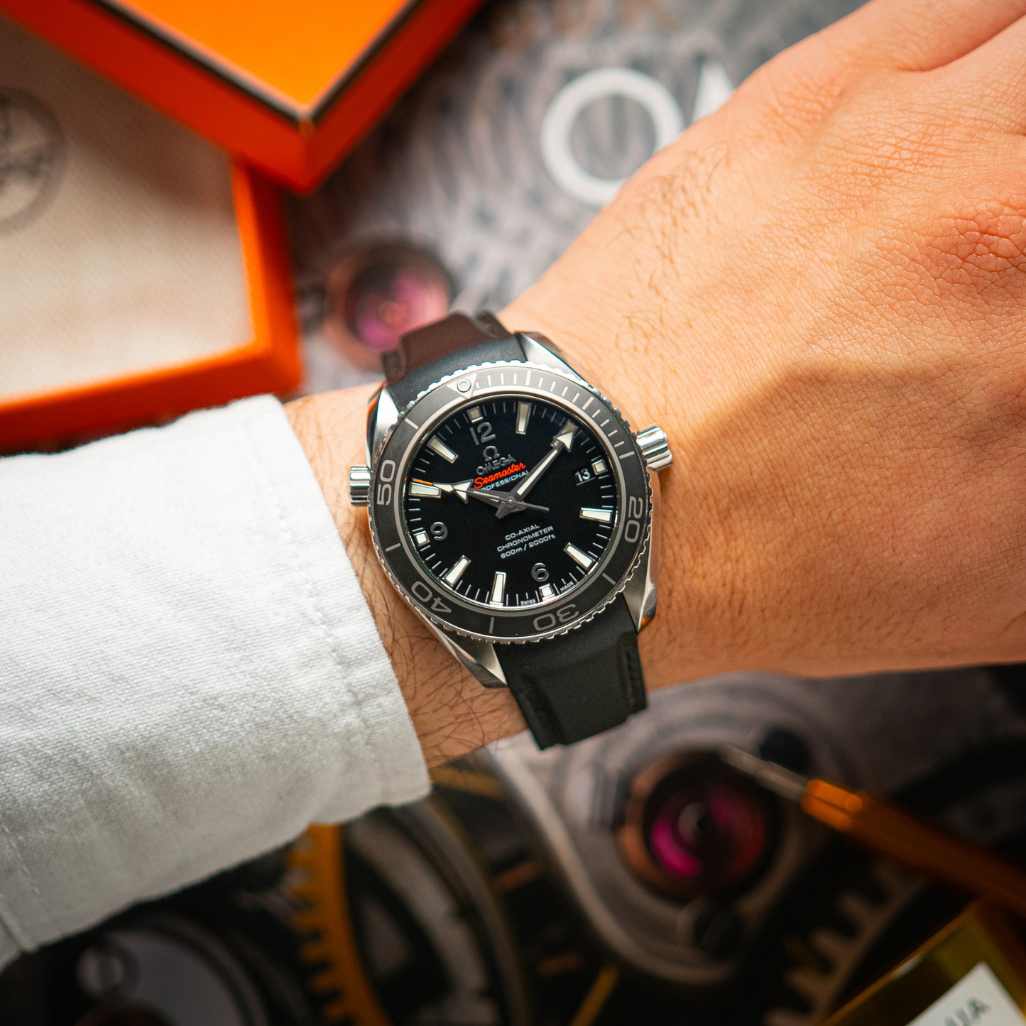 Omega Seamaster Planet Ocean Co-Axial Black Dial 42mm