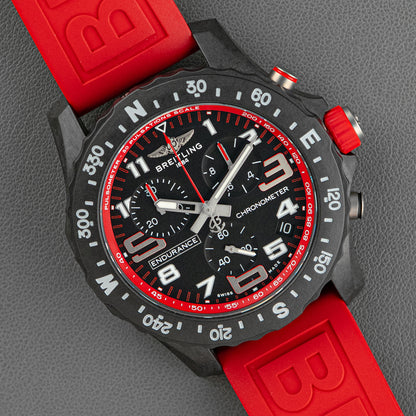 Breitling Endurance Pro Black/Red Quartz Chronograph 44mm