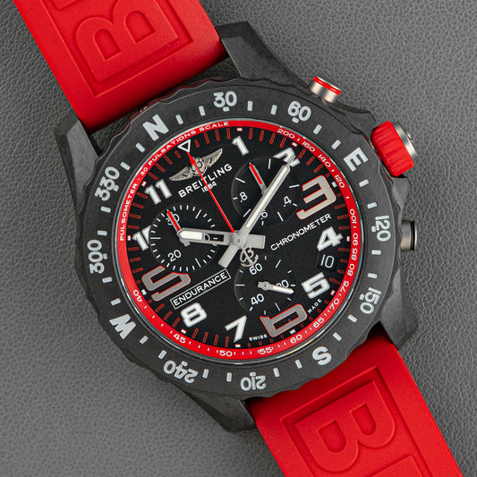 Breitling Endurance Pro Black/Red Quartz Chronograph 44mm