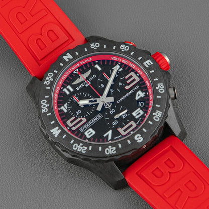 Breitling Endurance Pro Black/Red Quartz Chronograph 44mm