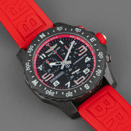 Breitling Endurance Pro Black/Red Quartz Chronograph 44mm