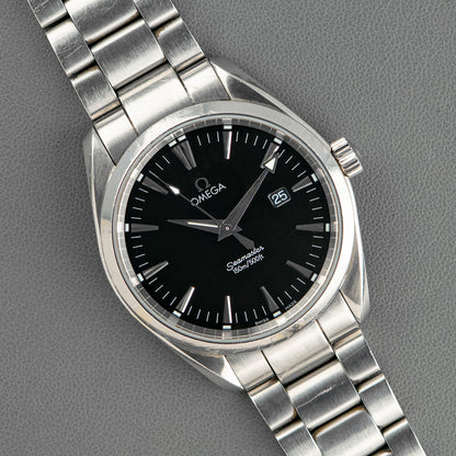 Omega Seamaster Aqua Terra Black Dial Quartz 39mm