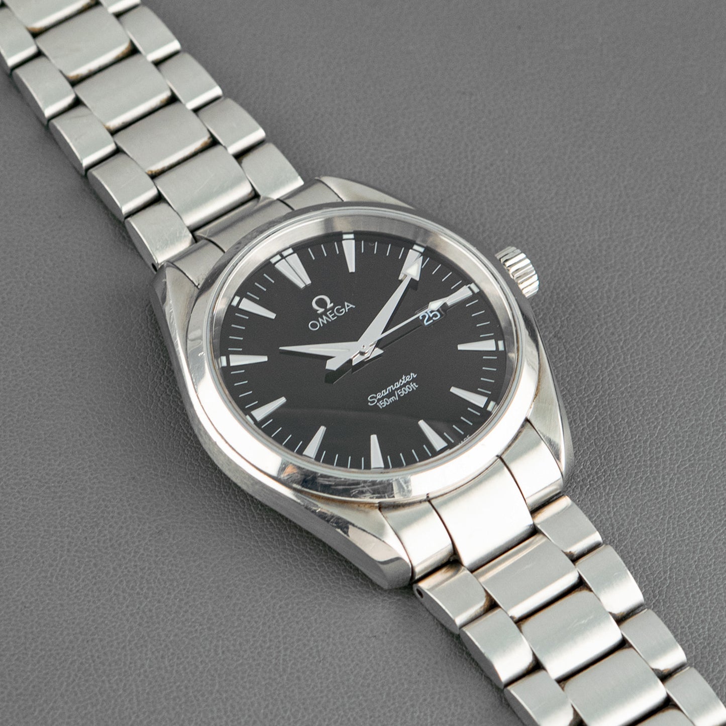 Omega Seamaster Aqua Terra Black Dial Quartz 39mm