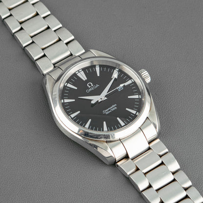 Omega Seamaster Aqua Terra Black Dial Quartz 39mm