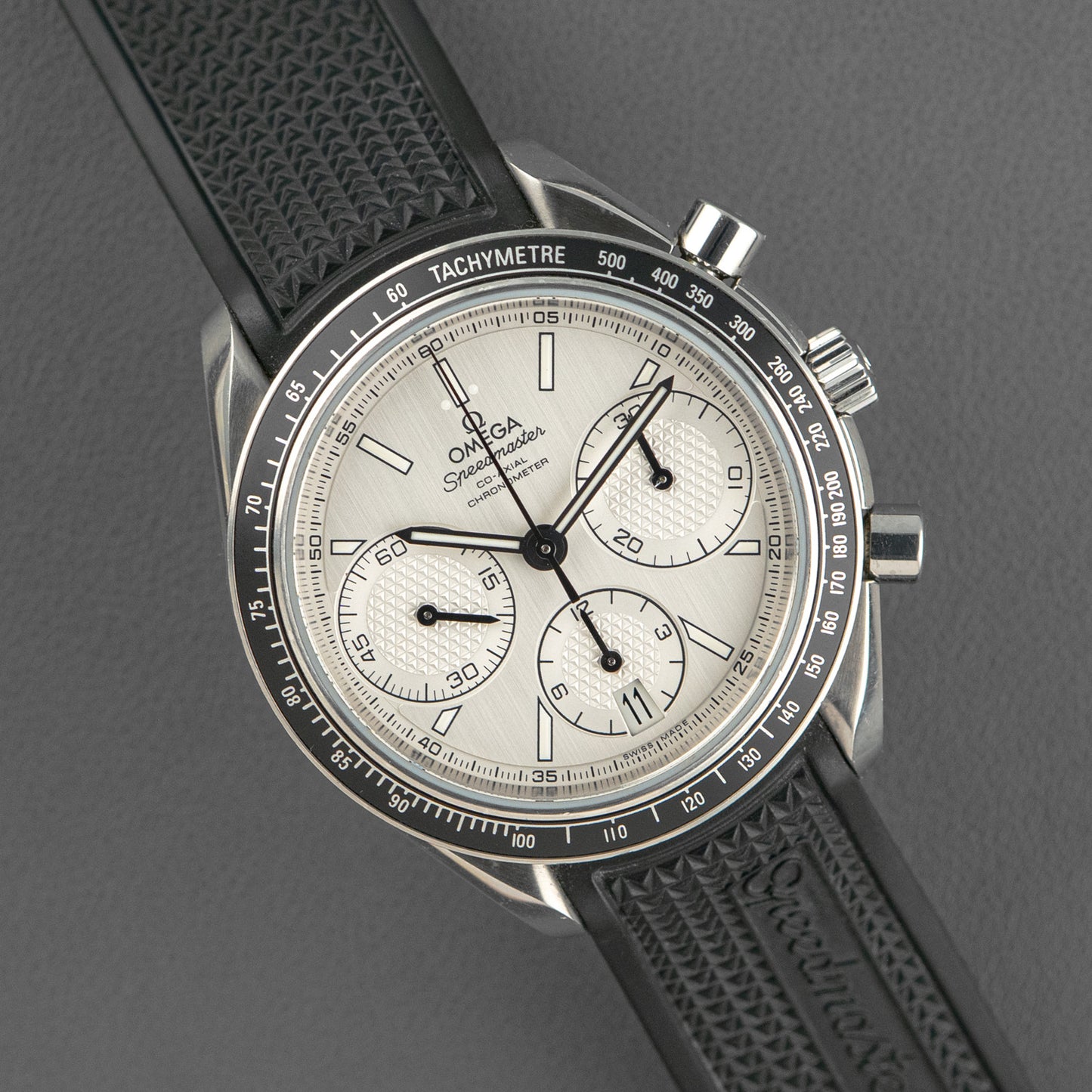 Omega Speedmaster Racing Automatic Silver Dial 40mm