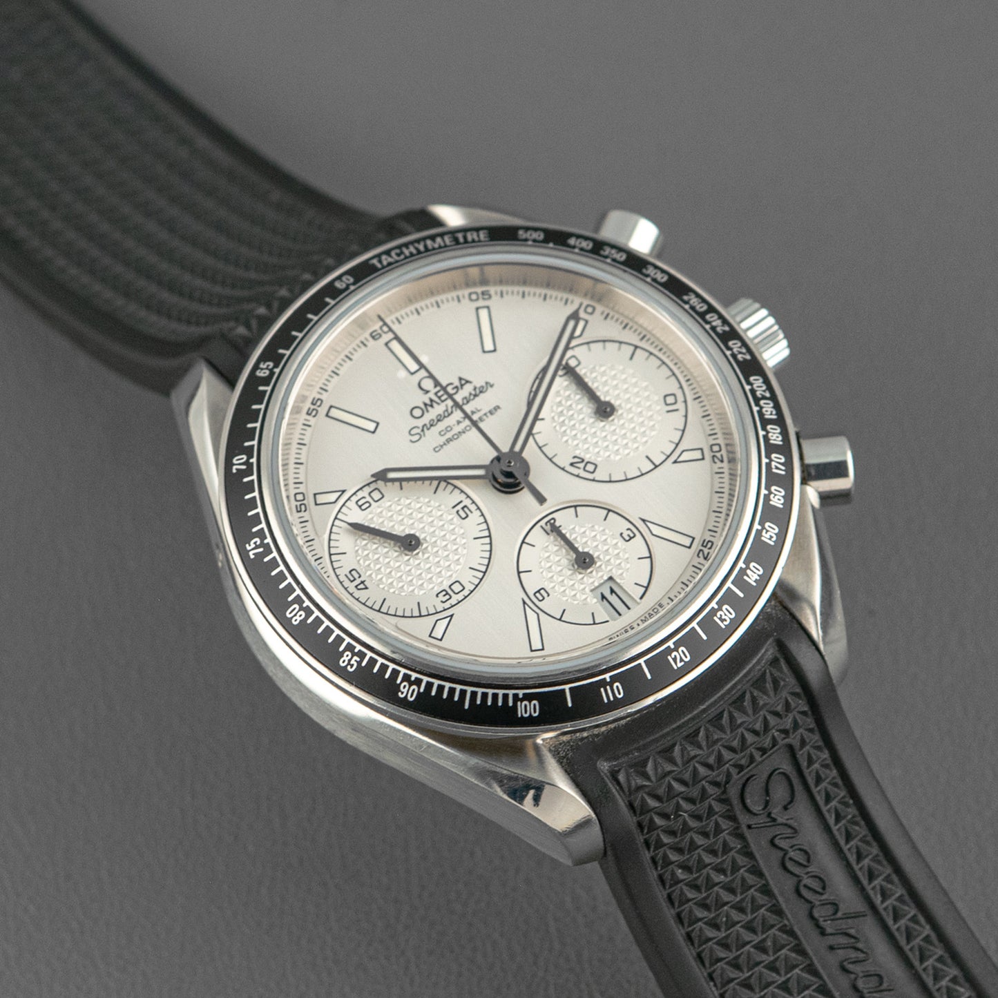 Omega Speedmaster Racing Automatic Silver Dial 40mm