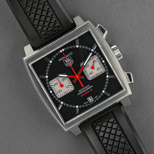 TAG Heuer Monaco Calibre 12 Black Dial Automatic 39mm