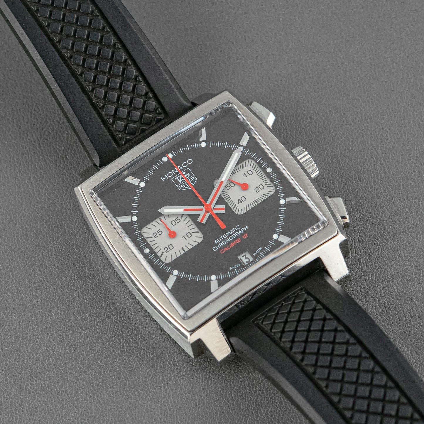 TAG Heuer Monaco Calibre 12 Black Dial Automatic 39mm