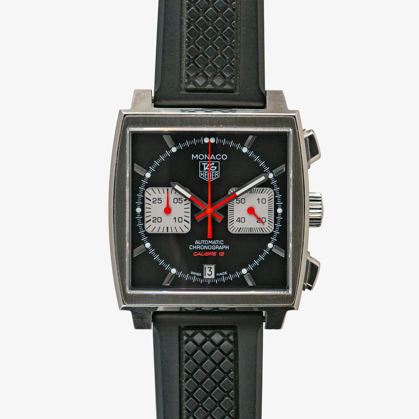 TAG Heuer Monaco Calibre 12 Black Dial Automatic 39mm