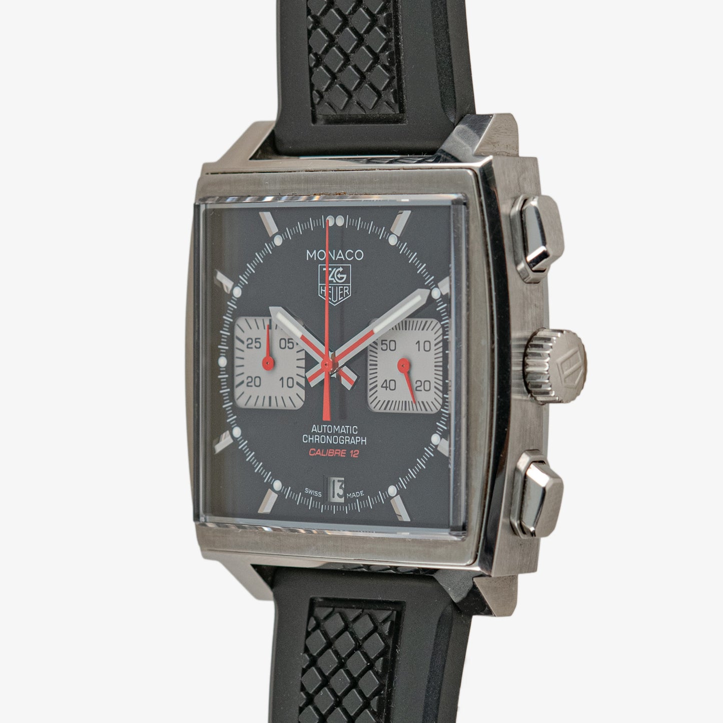 TAG Heuer Monaco Calibre 12 Black Dial Automatic 39mm