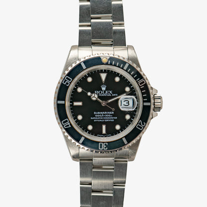 Rolex Submariner Date 16610 Black Dial Automatic 40mm