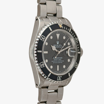 Rolex Submariner Date 16610 Black Dial Automatic 40mm