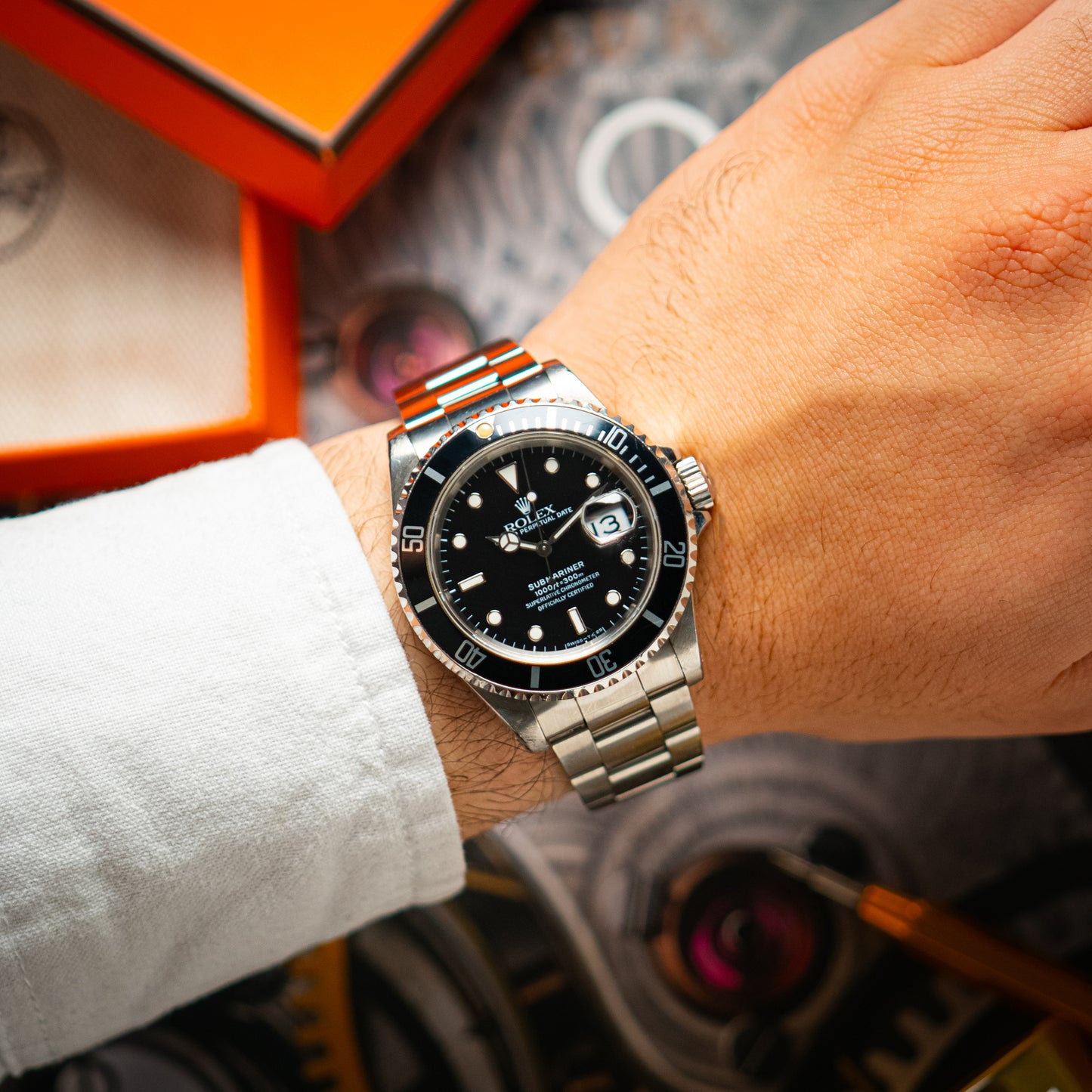 Rolex Submariner Date 16610 Black Dial Automatic 40mm