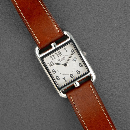 Hermès Cape Cod Quartz Date Silver Dial 36mm