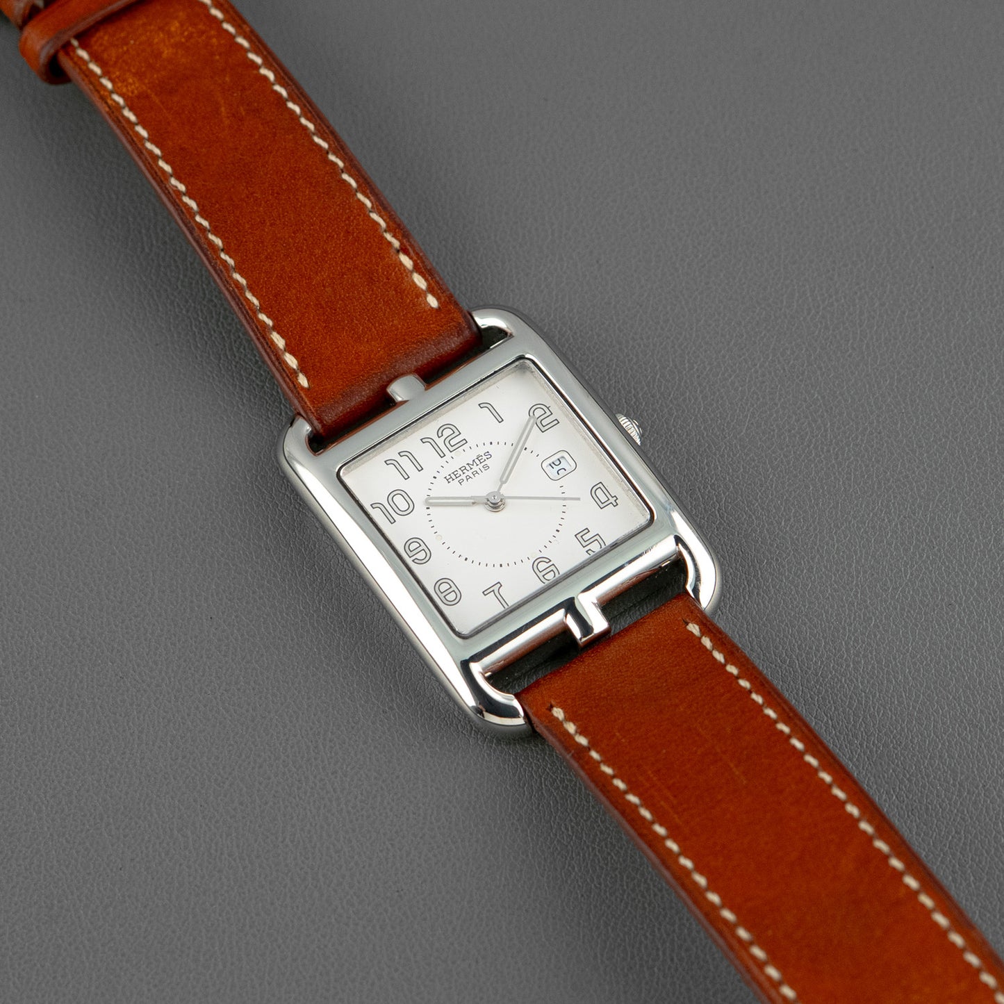 Hermès Cape Cod Quartz Date Silver Dial 36mm
