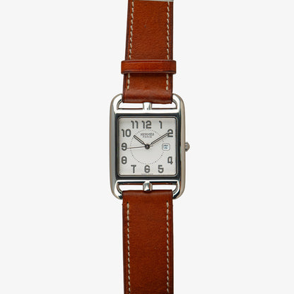 Hermès Cape Cod Quartz Date Silver Dial 36mm